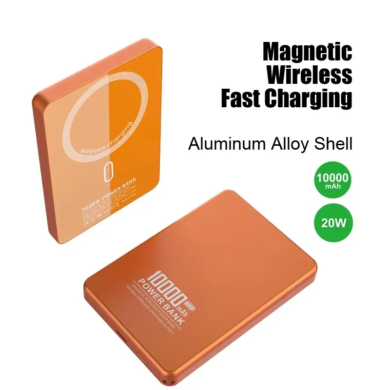 10000mAh 10.7mm Ultra Slim Magnetic Wireless Power Bank TU-158B thumbnail 9