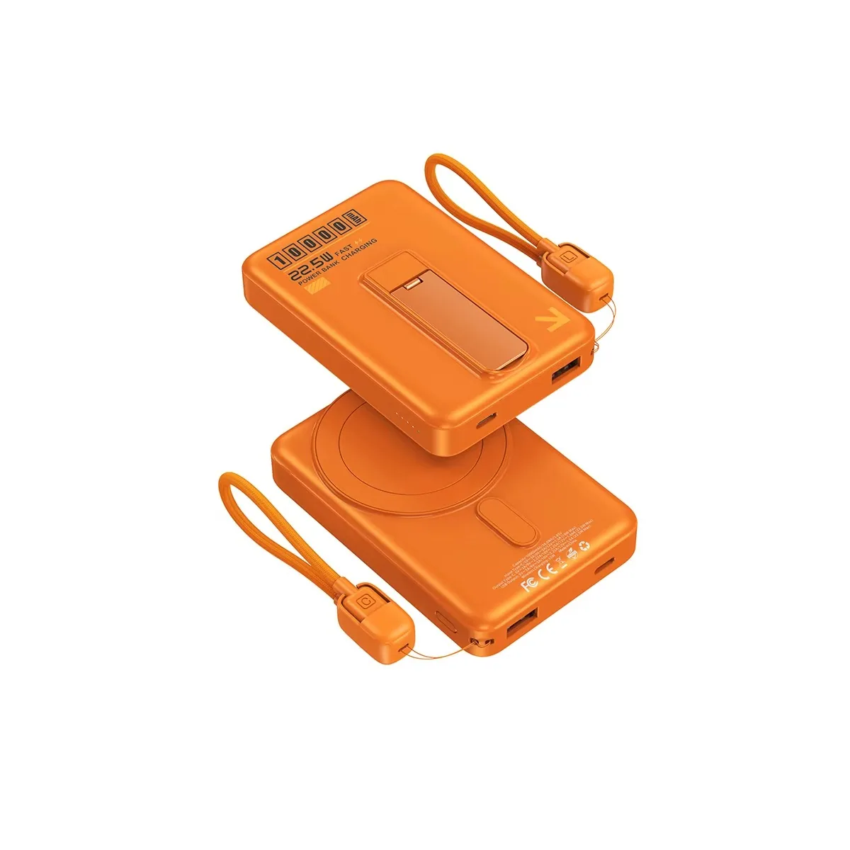 10000mAh Magnetic Wireless Power Bank with USB-C Cable TU-21A