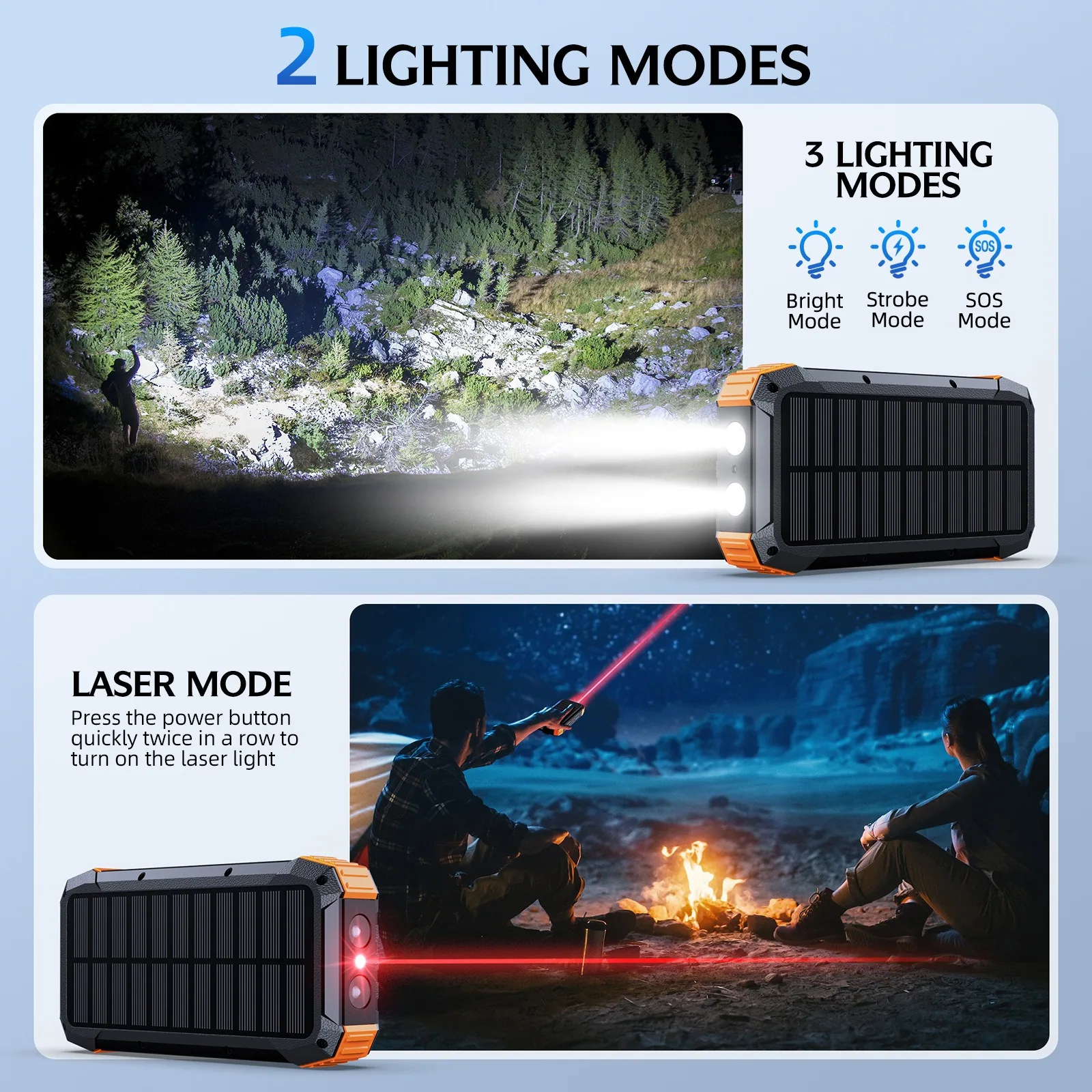20000mAh Hand Cranked Solar Power Bank TU-ZL908A thumbnail 13