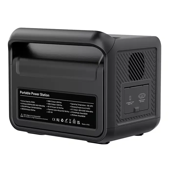 800W 512Wh Portable Power Station thumbnail 4