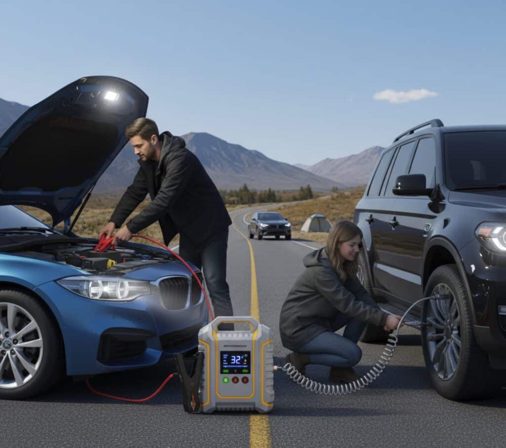 car jump starter air compressor