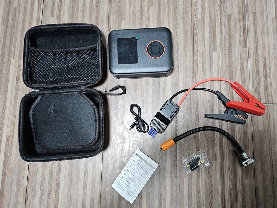 car jump starter with air compressor